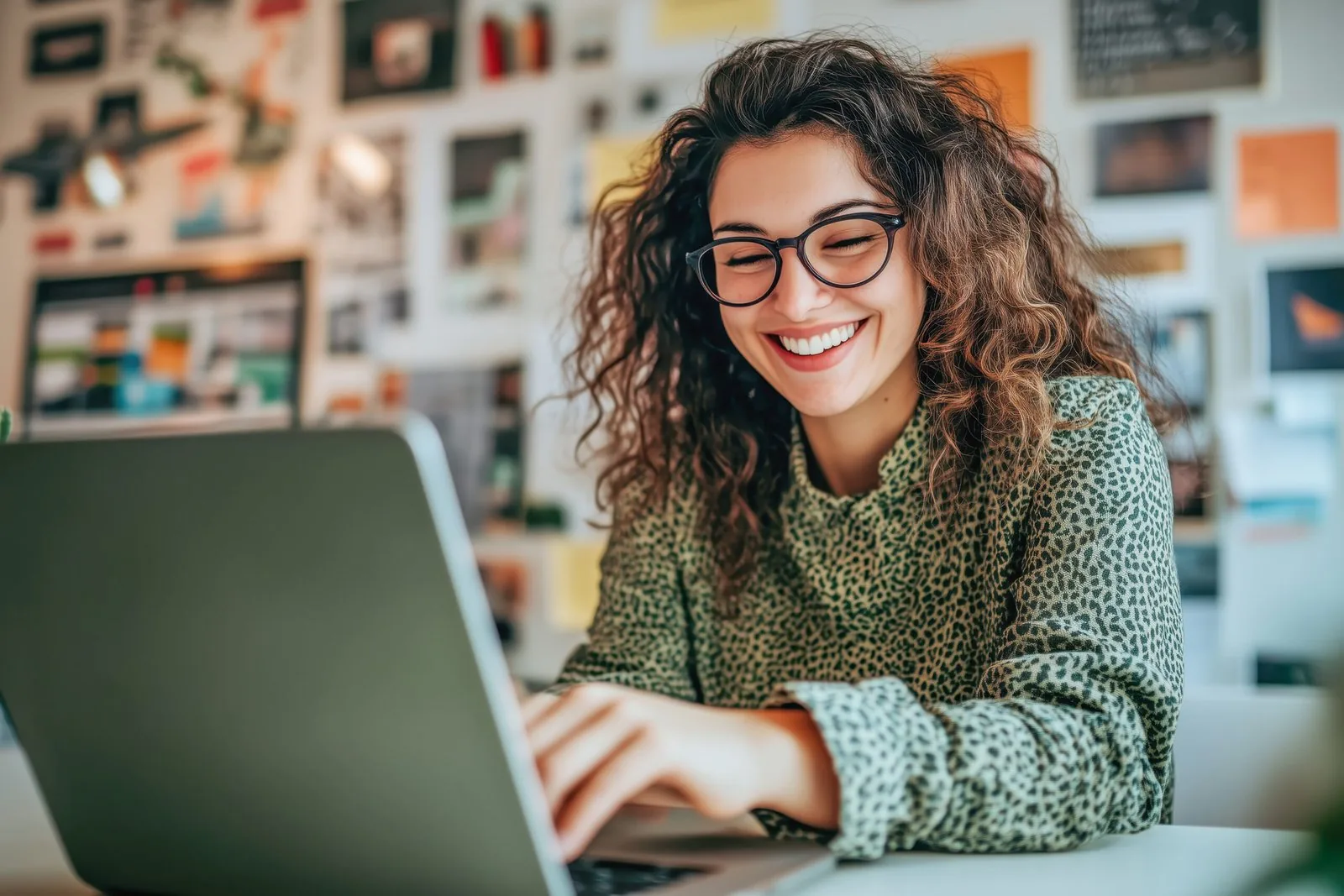 An accountant reviewing short term rental financial statements